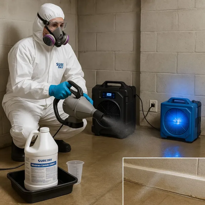 Sanitization and Odor Removal process in Boscawen, NH