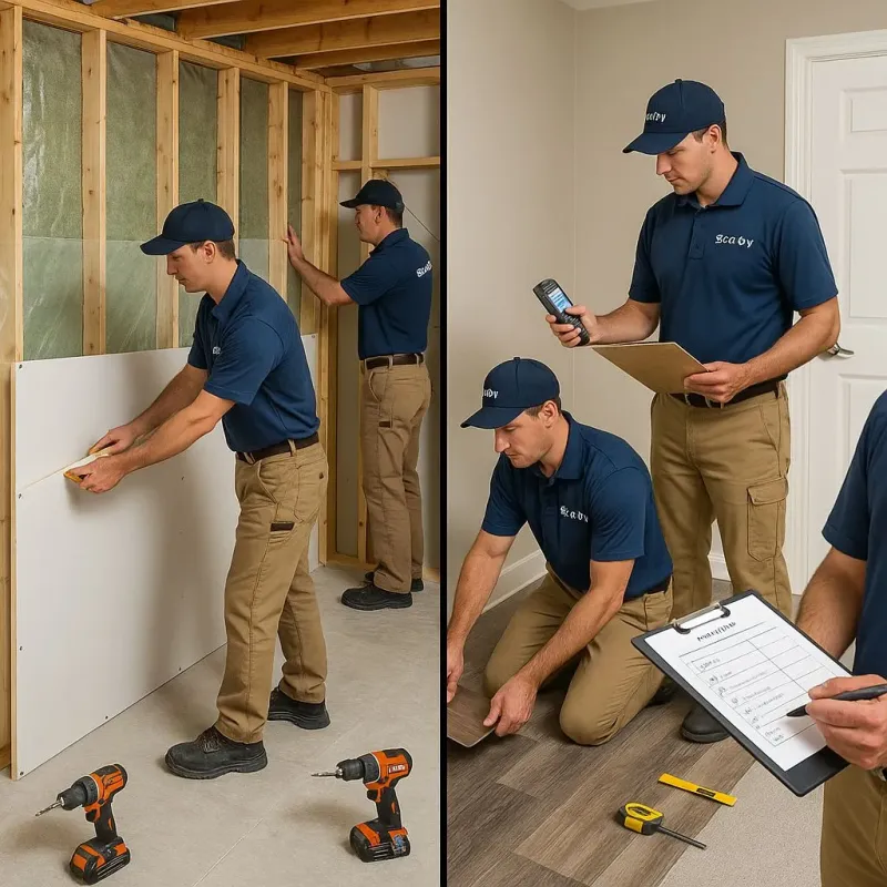 Repairs and Reconstruction process in Boscawen, NH
